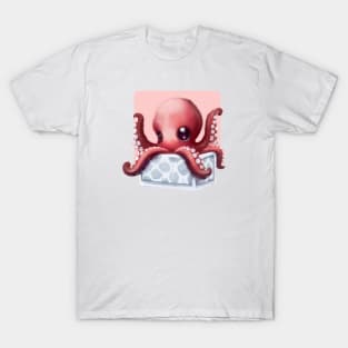 Cute Octopus Drawing T-Shirt